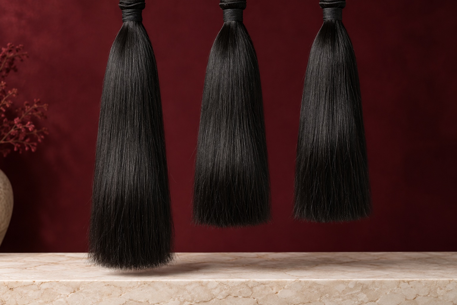 Straight Indian hair extensions